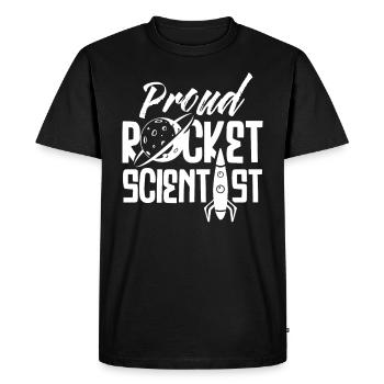 Rocket Science Rocket Scientist Rocket - Men's Premium Organic T-Shirt - black - Front - Nico (187cm)