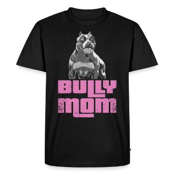 American Bully Mom Dog Dog Owner Gift - Men's Premium Organic T-Shirt - black - Front - Nico (187cm)