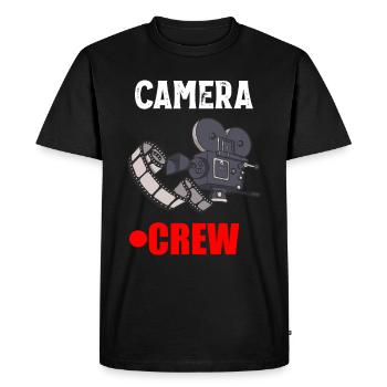 Cinéaste cinéaste Réalisateur Camera Crew - T-shirt Premium bio Homme - noir - Devant - Nico (187cm)