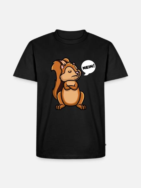 Chipmhörchen Cheek squirrel - Men's Premium Organic T-Shirt - black