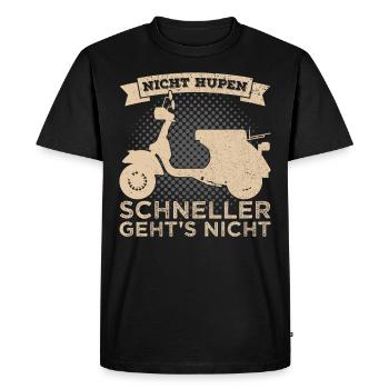 Scooter scooter deux roues - T-shirt Premium bio Homme - noir - Devant - Nico (187cm)