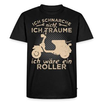 Scooter scooter deux roues - T-shirt Premium bio Homme - noir - Devant - Nico (187cm)