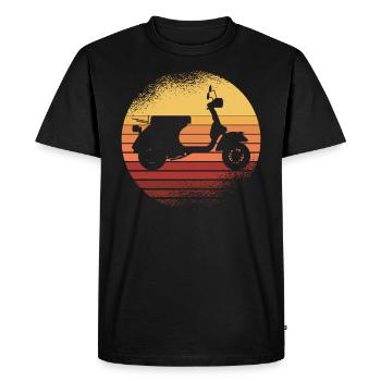 Scooter scooter deux roues - T-shirt Premium bio Homme - noir - Devant - Nico (187cm)