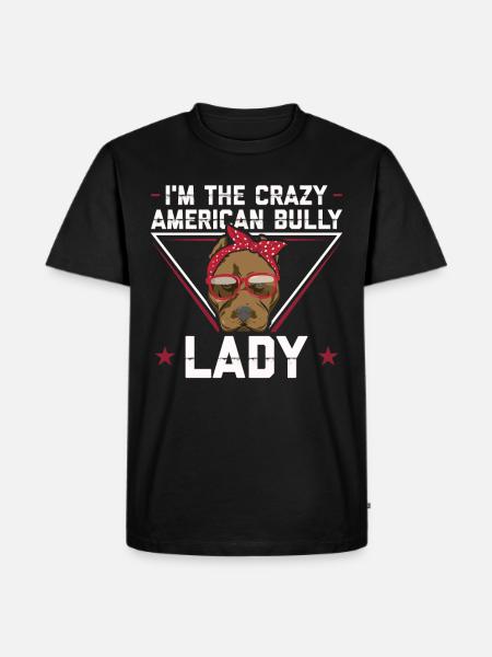 American Bully Dog Owner Mistress Gift - Men's Premium Organic T-Shirt - black