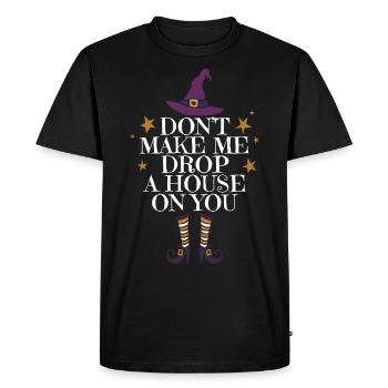 We Are The Daughters Of The Witches You Could Not - Men's Premium Organic T-Shirt - black - Front - Nico (187cm)