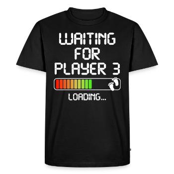 Werdender Papa Werdende Mama Eltern Vater Mutter - Männer Premium Bio T-Shirt - Schwarz - Vorne - Nico (187cm)