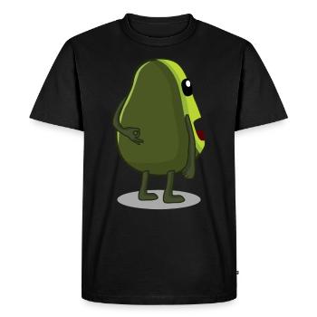 Looked in Avocado Looked in - Men's Premium Organic T-Shirt - black - Front - Nico (187cm)