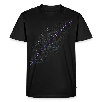starlink Space Internet - T-shirt Premium bio Homme - noir - Devant - Nico (187cm)