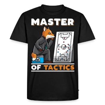 Football Coach Football Tactics Coach Assistant Coach - Men's Premium Organic T-Shirt - black - Front - Nico (187cm)