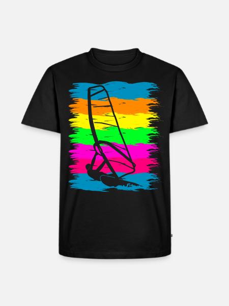 Windsurfing Windsurfing Sports Windsurfer - Men's Premium Organic T-Shirt - black