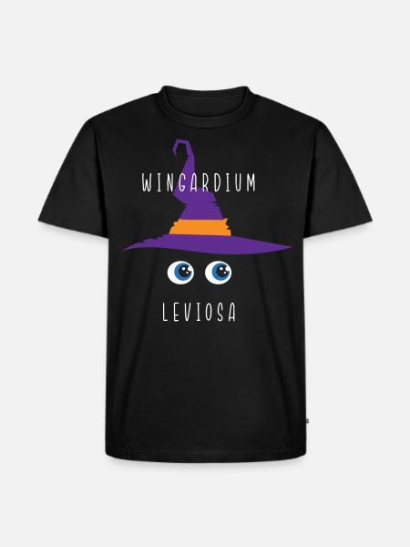 Wingardium leviosa - Men's Premium Organic T-Shirt - black