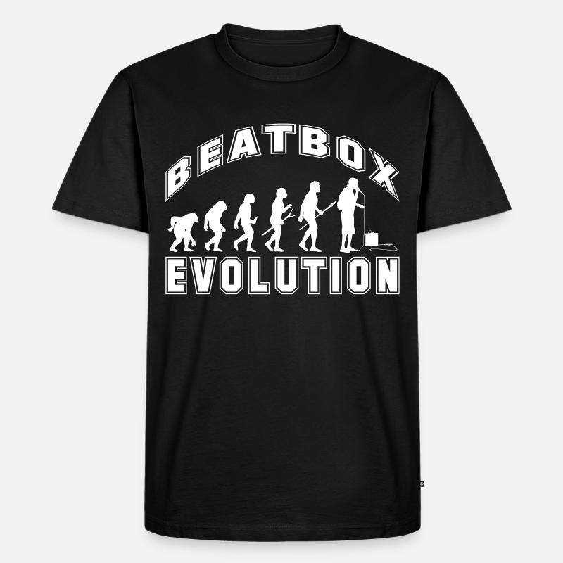 Beatbox Evolution Beat Beatboxer - T-shirt Premium bio Homme - noir