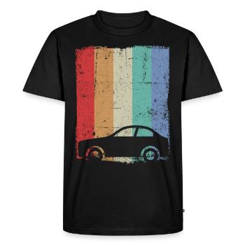 Vendeur automobile vendeur automobile - T-shirt Premium bio Homme - noir - Devant - Nico (187cm)