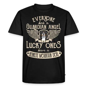 Chien de sennenhund bernois - T-shirt Premium bio Homme - noir - Devant - Nico (187cm)