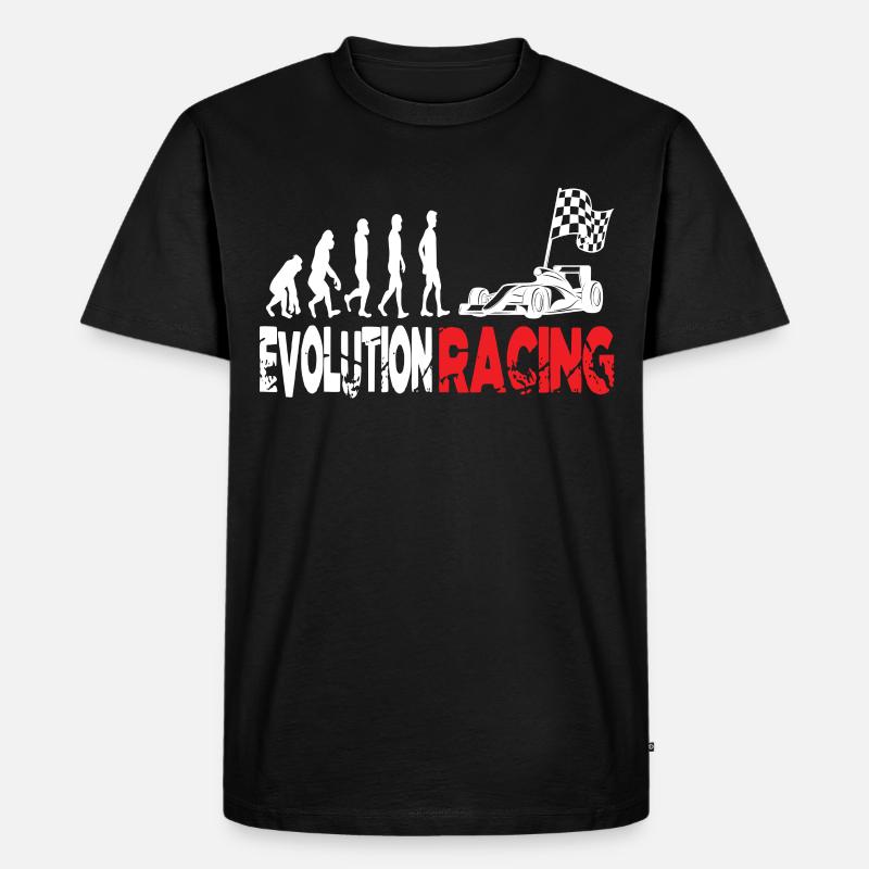 Evolution Du sport automobile - T-shirt Premium bio Homme - noir