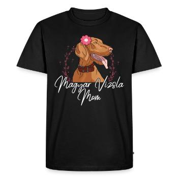 Magyar Vizsla Maman Chien Propriétaire Chien Cadeau - T-shirt Premium bio Homme - noir - Devant - Nico (187cm)
