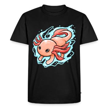 Kawaii - Vie marine mexicaine - Un - T-shirt Premium bio Homme - noir - Devant - Nico (187cm)
