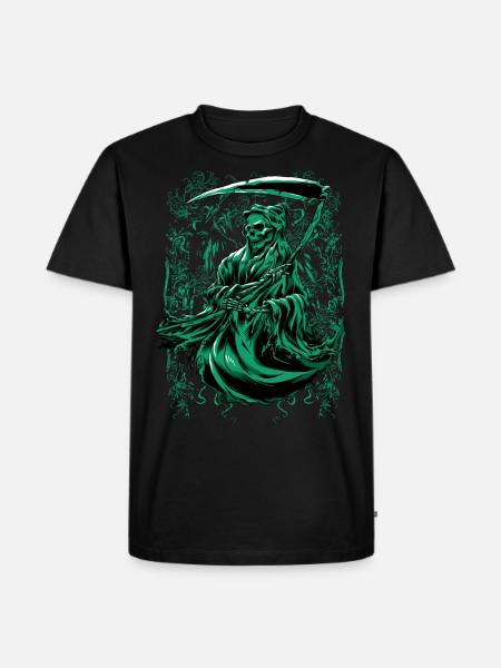 Grim Reaper Halloween Gift - Men's Premium Organic T-Shirt - black