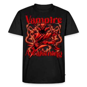Vampire Awakening - Men's Premium Organic T-Shirt - black - Front - Nico (187cm)