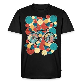 Garage à vélosMonteur de vélos - T-shirt Premium bio Homme - noir - Devant - Nico (187cm)