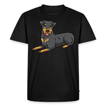 Chien de chasse - T-shirt Premium bio Homme - noir - Devant - Nico (187cm)