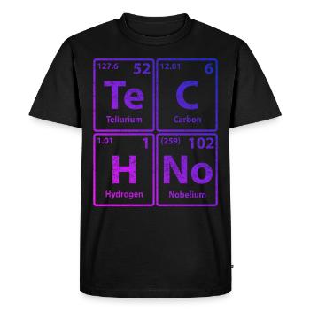 Speedcore Gabber Frenchcore Schranz Hardtekk Rave - Männer Premium Bio T-Shirt - Schwarz - Vorne - Nico (187cm)