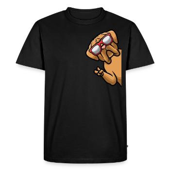 Dogue de Bordeaux Chien Grand Danois - T-shirt Premium bio Homme - noir - Devant - Nico (187cm)