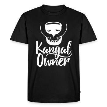 Kangal Herrchen Race Anatolie Chien de protection du troupeau - T-shirt Premium bio Homme - noir - Devant - Nico (187cm)