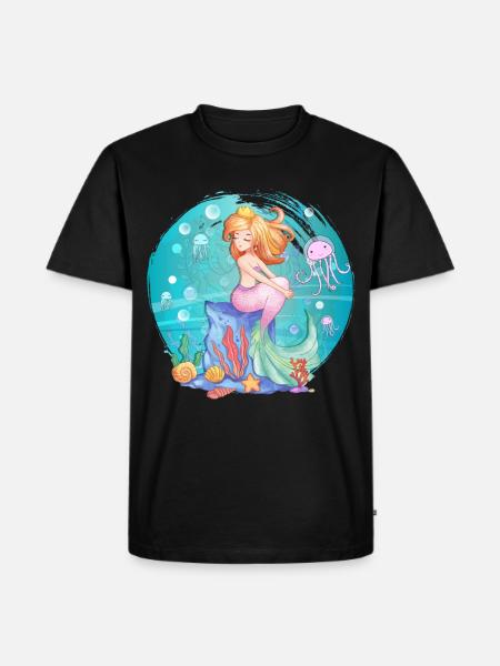 Mermaid Mermaid Gift - Men's Premium Organic T-Shirt - black