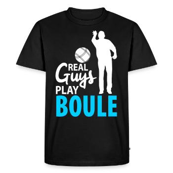 Boule Petanque Boccia Boules Men Men Boys - Men's Premium Organic T-Shirt - black - Front - Nico (187cm)
