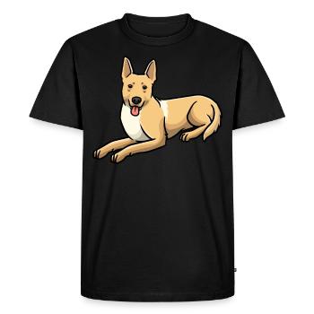 Chien de Caroline Hund - T-shirt Premium bio Homme - noir - Devant - Nico (187cm)