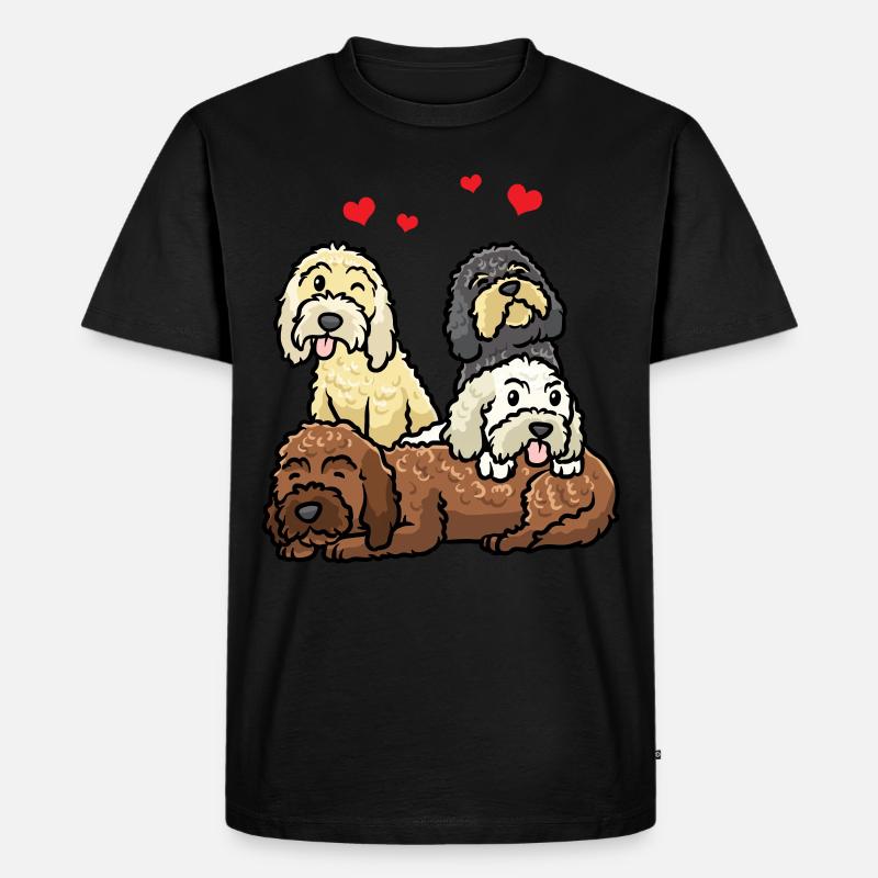 Cockapoo Chien Cockerpoo - T-shirt Premium bio Homme - noir