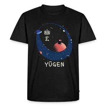 Samouraï sur la Lune Salle Japonais - T-shirt Premium bio Homme - noir - Devant - Nico (187cm)