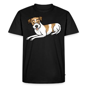 Chien Kromfohrländer - T-shirt Premium bio Homme - noir - Devant - Nico (187cm)
