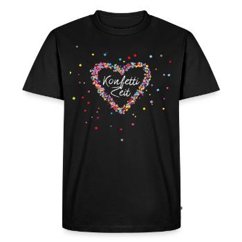 Carnaval Carnaval Confetti Cadeau - T-shirt Premium bio Homme - noir - Devant - Nico (187cm)