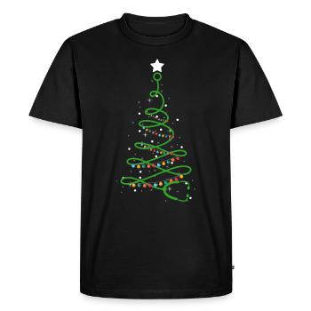 Weihnachtsbaumschwester Weihnachts-Stethoskop Rn - Männer Premium Bio T-Shirt - Schwarz - Vorne - Nico (187cm)