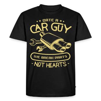 Mécanique automobile Conception pour un dessinateur de voiture - T-shirt Premium bio Homme - noir - Devant - Nico (187cm)