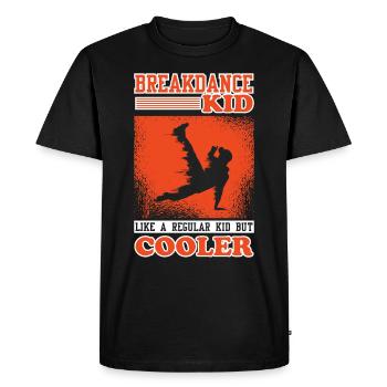 Breakdance Kid Breakdance Kids Breakdance - T-shirt Premium bio Homme - noir - Devant - Nico (187cm)