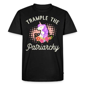 Conception féministe pour une féministe - T-shirt Premium bio Homme - noir - Devant - Nico (187cm)