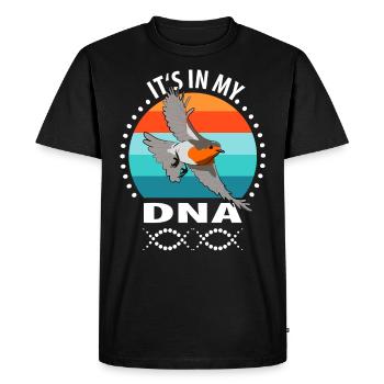 Observation des oiseaux Oiseaux Observation des oiseaux Oiseaux - T-shirt Premium bio Homme - noir - Devant - Nico (187cm)
