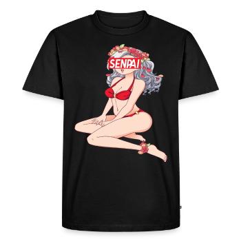 Anime Anime Merch Anime Anime Outfit Anime Characters - Men's Premium Organic T-Shirt - black - Front - Nico (187cm)