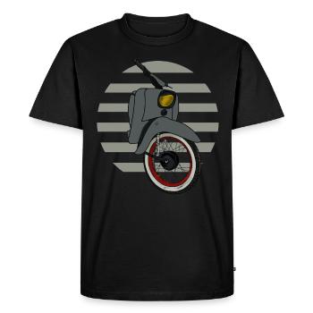 Schwalbe KR51 / Schwalbenfahrer / Ostalgie / Mofa - T-shirt Premium bio Homme - noir - Devant - Nico (187cm)