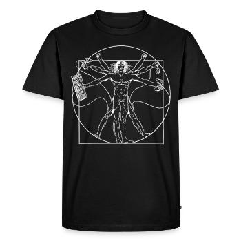 Jeu Gamer Gambler Jeu de jeu - T-shirt Premium bio Homme - noir - Devant - Nico (187cm)