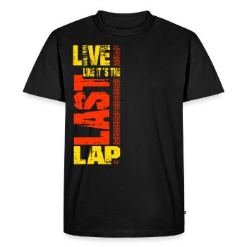 Motorsport Racing dit Racing Driver Gift - T-shirt Premium bio Homme - noir - Devant - Nico (187cm)