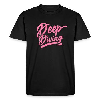Deep Diving Diver Deep Diver Scuba - Men's Premium Organic T-Shirt - black - Front - Nico (187cm)