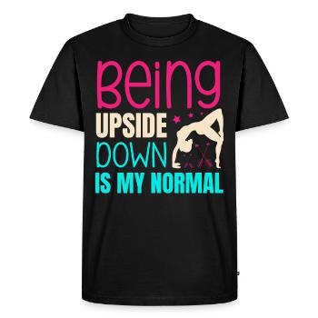 Gymnastique pour un gymnaste - T-shirt Premium bio Homme - noir - Devant - Nico (187cm)