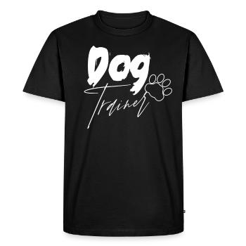 Dresseur de chiens École canine Maître-chien Dicton - T-shirt Premium bio Homme - noir - Devant - Nico (187cm)