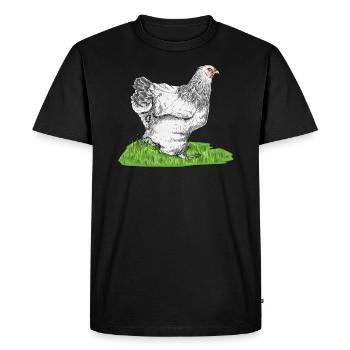 Brahma ChickenS I Chicken Poultry Motif for - Men's Premium Organic T-Shirt - black - Front - Nico (187cm)