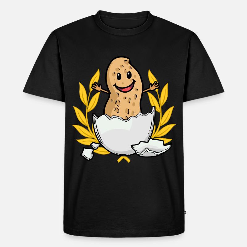 Hourra Cacahuète Naissance Naissance Parents - T-shirt Premium bio Homme - noir