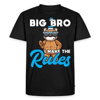 Big Brother Older Brother Eldest Brothers - Men's Premium Organic T-Shirt - black - Front - Nico (187cm)